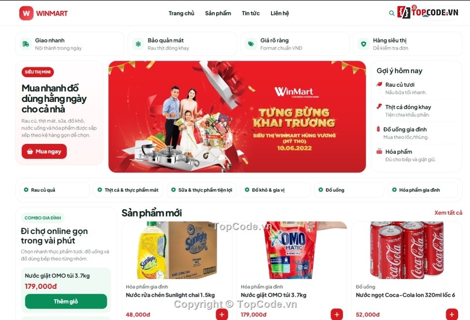 bán hàng online,bán website,website siêu thị